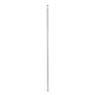 Colonne clippage direct 1 compart 2 faces h. 2,67m couv PVC/corps alu - blanc