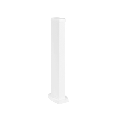 Colonnette clippage direct 2 compart h. 0,68m couvercle PVC et corps PVC - blanc