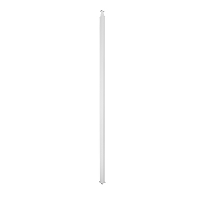 Colonne clippage direct 2 compart h. 2,67m couvercle PVC et corps en PVC - blanc