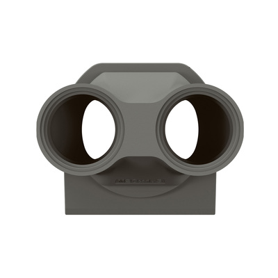 Embout presse-toupe Plexo 2 entres ISO20 anthracite