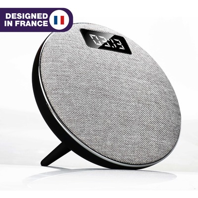 Station R�veil ronde Bluetooth (syst�me antivol non fourni)