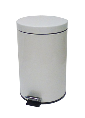 COLLECTEUR � p�dale 12L m�tal blanc