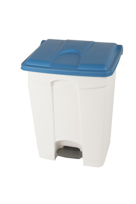 CONTAINER 70L blanc couvercle bleu