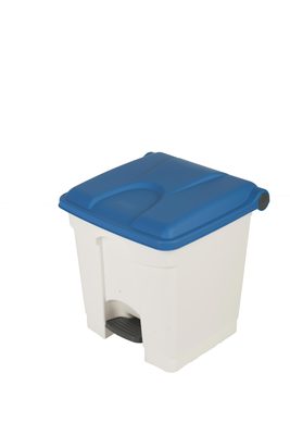 CONTAINER 30L blanc couvercle bleu