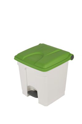 CONTAINER 30L blanc couvercle vert