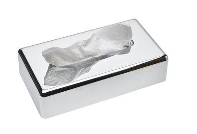 SANIBOX bo�te mouchoirs rect. chrom�e