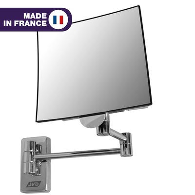 Miroir GALAXY carr� simple bras tubulaire