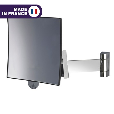 Miroir ECLIPS carr simple bras plat