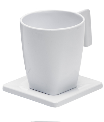 Plateau MAESTRO 1 tasse 200ml/1 soucoupe blanche