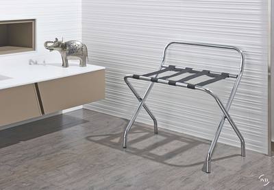 Rack bagage RACK dosseret m�tal chrom�
