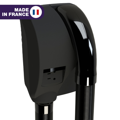 Sche-Cheveux CARABE Prise Rasoir noir mat