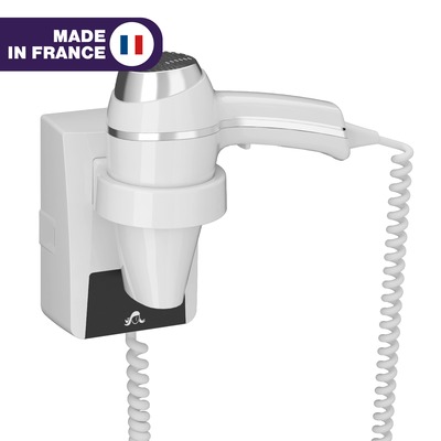 Sche-Cheveux CLIPPER II blanc + support base