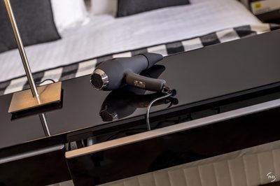S�che-Cheveux IBIZA pistolet noir mat VDE plug