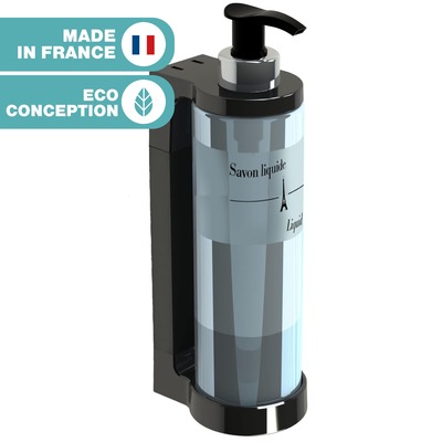 Distributeur savon ISISS noir 300mL