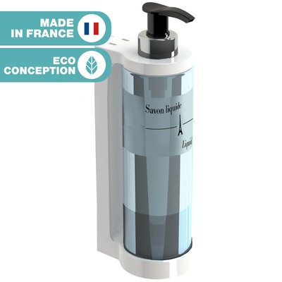 Distributeur savon ISISS blanc 300mL