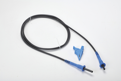Cordon de mesure simplifi�, haute tension avec pince croco bleue