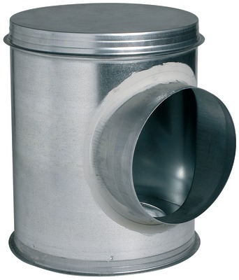 Caisson piquage galvanis - Diamtre 125/200 mm