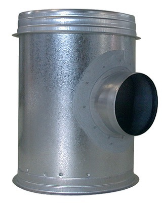 Caisson piquage terrasse galvanis - Diamtre 200/355 mm