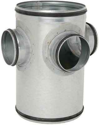 Collecteur raccord d'tage galvanis - Diamtre 250 mm - 1/125 + joint