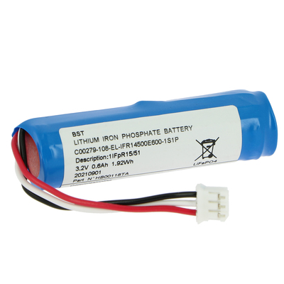 Batterie pour BAES �vacuation/BAES+BAEH/BAEH/DBR Uralife V - LiFePO4 3,2V 600mAh