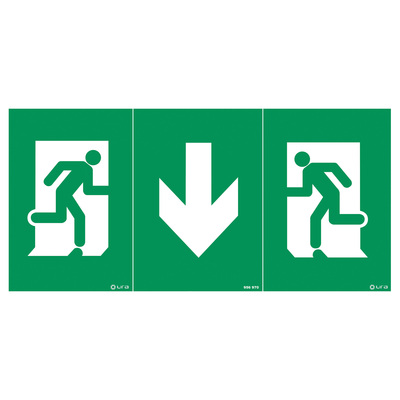 Pictogramme universel autocollant - �vacuation