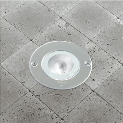 MIDIFLOOR 1872 Led Cob 5,5W S+L Inox 3000K