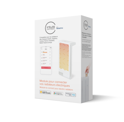 Module intuis connect with Netatmo de couleur blanche