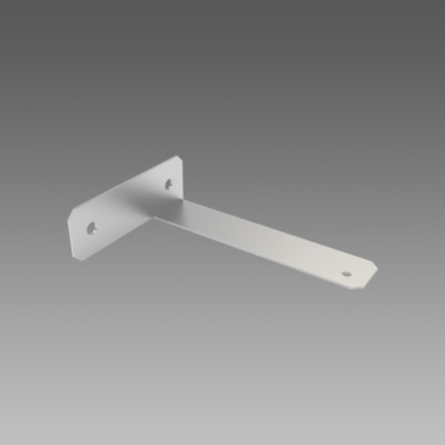 Accessoire 978 Etrier mural en acier galvanis