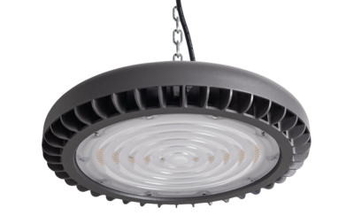 Tovdal suspension industrielle graphite 26550lm 4000K Ra>80 DALI IK10