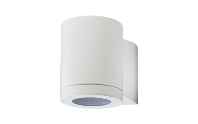 Metro applique cylindrique blanc GU10 classe II IP65