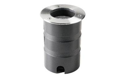 Nemo encastr de sol collerette acier 316L graphite GU10 classe I IP67