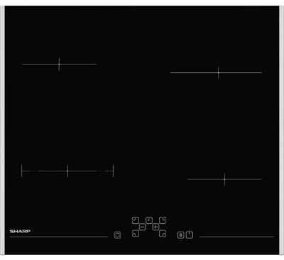 Plaque de cuisson vitroc�ramique Sharp 4 zones 60cm 5900W noire