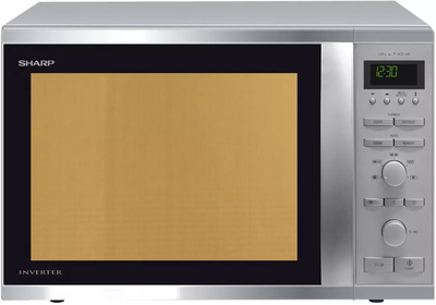 Four micro-ondes combin Sharp 40L 1050W inox