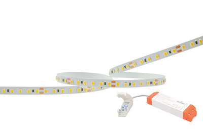 Flex-led 8 ruban 24v led smd 3000k 51w 4000lm 30000h 120� irc<90 repiquable