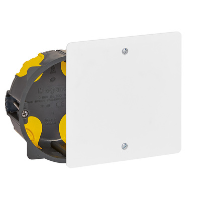 Bo�te Eco Batibox pour d�rivation avec couvercle - 1 poste D85mm profondeur 40mm