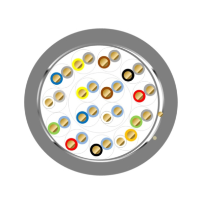 CABLE PTT LY9ST AWG20  3P GRIS C100