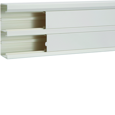 Goulotte d'installation GBD 50x130mm 2 compartiments PVC blanc