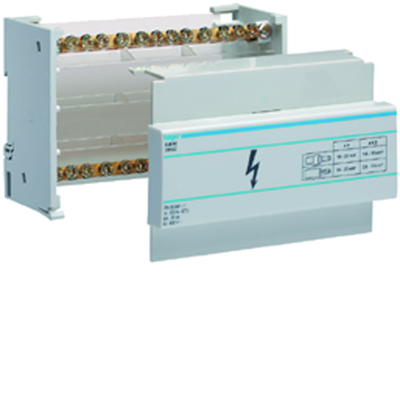Rpartiteur 90A, bipolaire, 2x 10-35mm/ 10x 2,5-16 par phase
