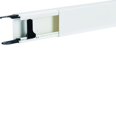 Goulotte de distribution lifea 30x60mm 1 compartiment PVC Blanc