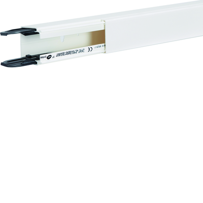 Goulotte de distribution lifea LFF 40x40mm 1 compartiment PVC Blanc