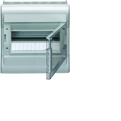 Coffret de distribution tanche Vector IP55, 1 range 12 modules 302x310x151mm