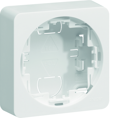 Bo�te saillie simple pour m�canisme Ateha Associable Blanc