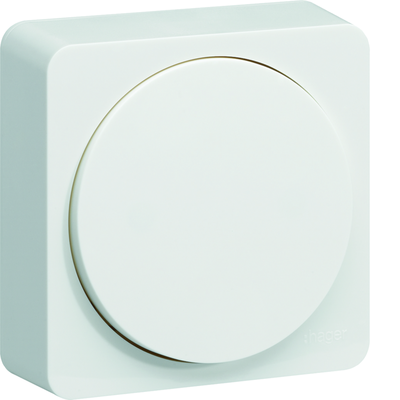 Interrupteur va et vient ou bouton poussoir InterBP duo Ateha Blanc