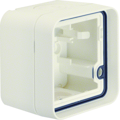 Bote simple Cubyko tanche IP55 blanc associable pour pose en saillie