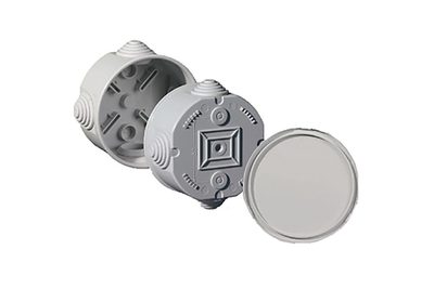 Boite �tanche Nautilus avec couvercle clipsable 1/4 de tou IP55  105X105X55 650�