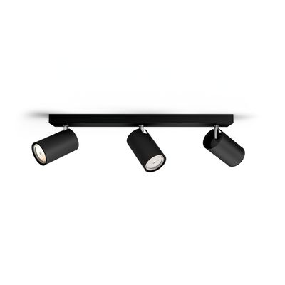 Kosipo Spot Barre Tube Retrofit max. 3x10W GU10 Noir