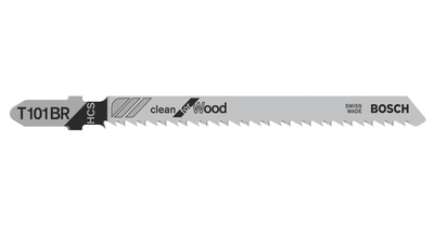 5 Lames scie sauteuse HCS Clean Bois 100mm ; Pas : 2,5mm T101BR