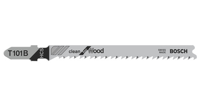 5 Lames scie sauteuse HCS Clean Bois 100mm ; Pas : 2,7mm T101B