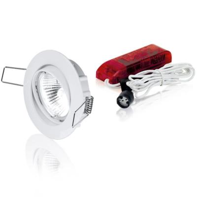 Kit tbt spot fonte fixe blanc+transfo elec orange+lpe