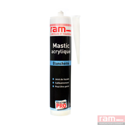 Mastic acrylique blanc 300 ml